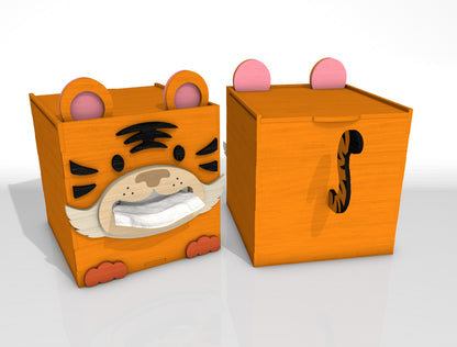 Funny Tissue Box Holder SVG Bundle for Glowforge and LightBurn