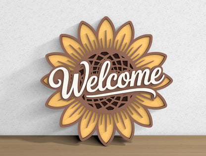 Butterfly Welcome Door Hanger SVG Bundle with 10 Tropical Designs for Glowforge