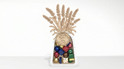 Mother's Day Flower Vase Candy Holder SVG 3D Bouquet Jar Laser Cut File for Glowforge and xTool