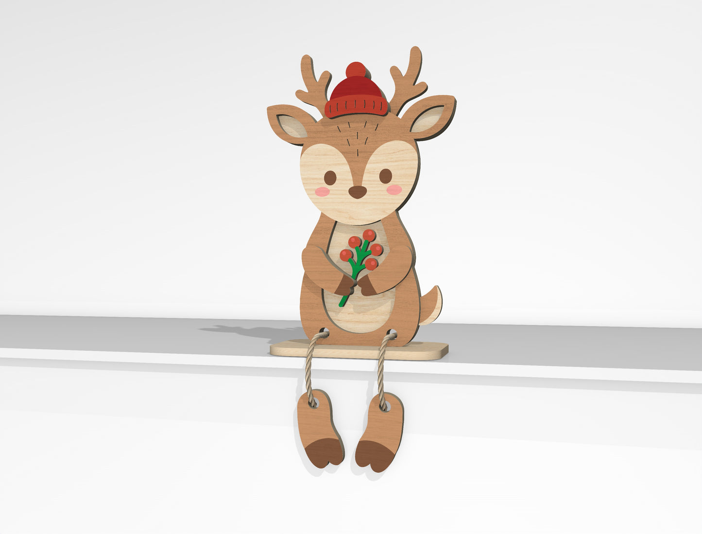 Animal Shelf Sitters SVG Bundle Laser Cut File for xTool and Glowforge