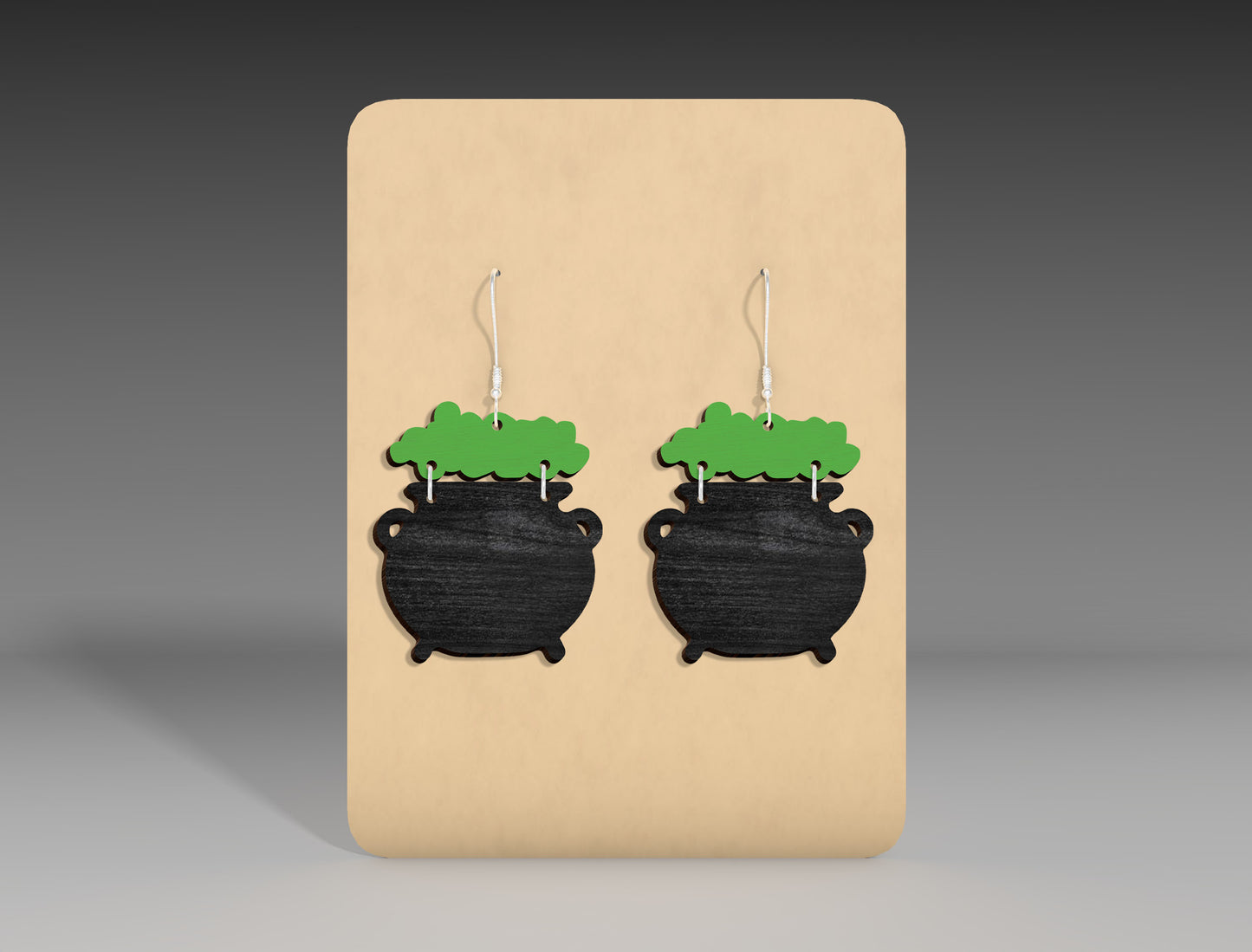 Halloween Stud Earrings SVG Bundle 9 Designs for LightBurn Glowforge xTool