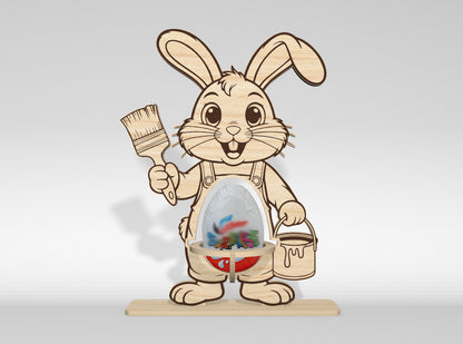 11 Easter Kinder Egg Holder Bundle SVG Laser Cut for LightBurn and Glowforge