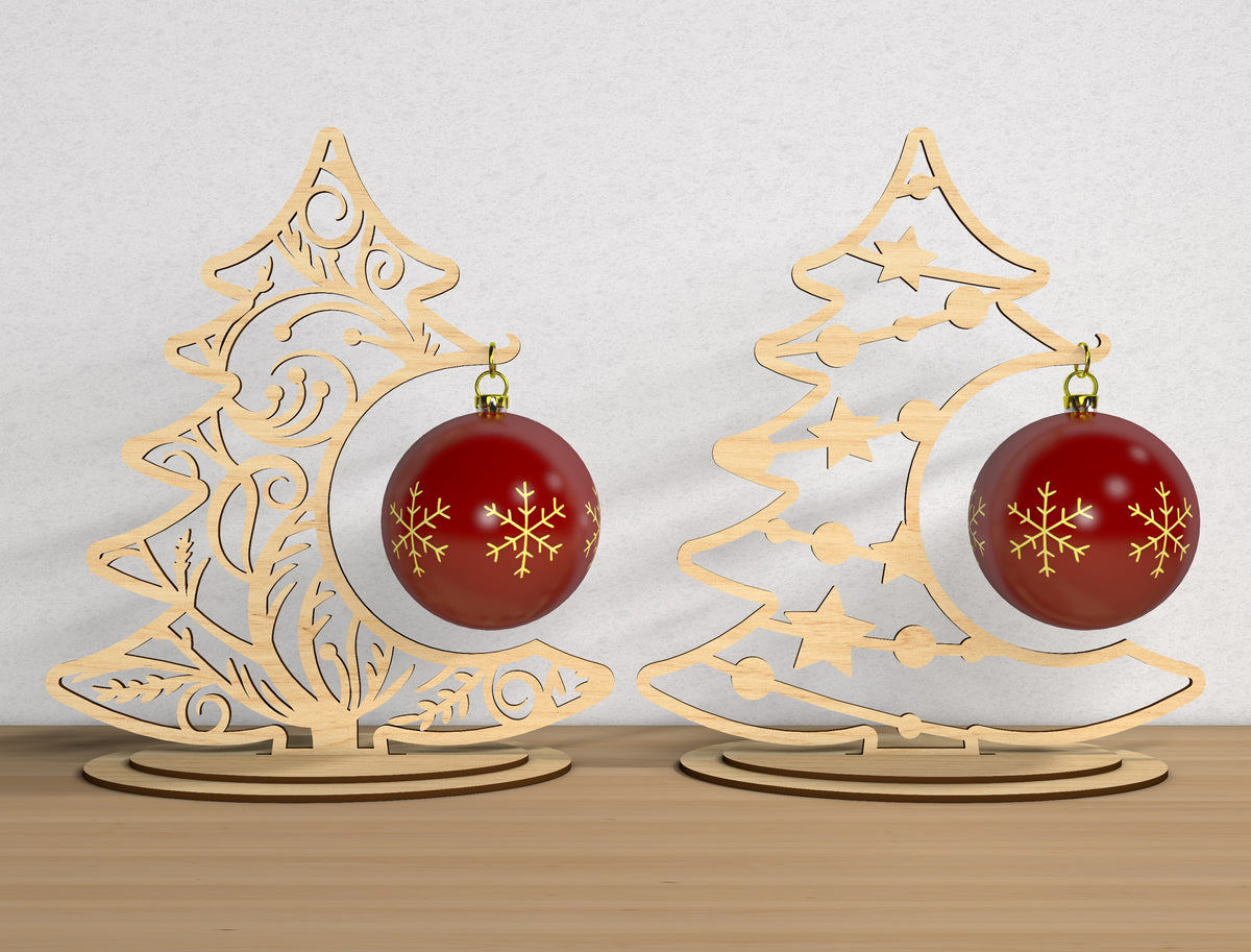 Christmas Ornament Display Stand SVG Bundle 22 Laser Cut Designs