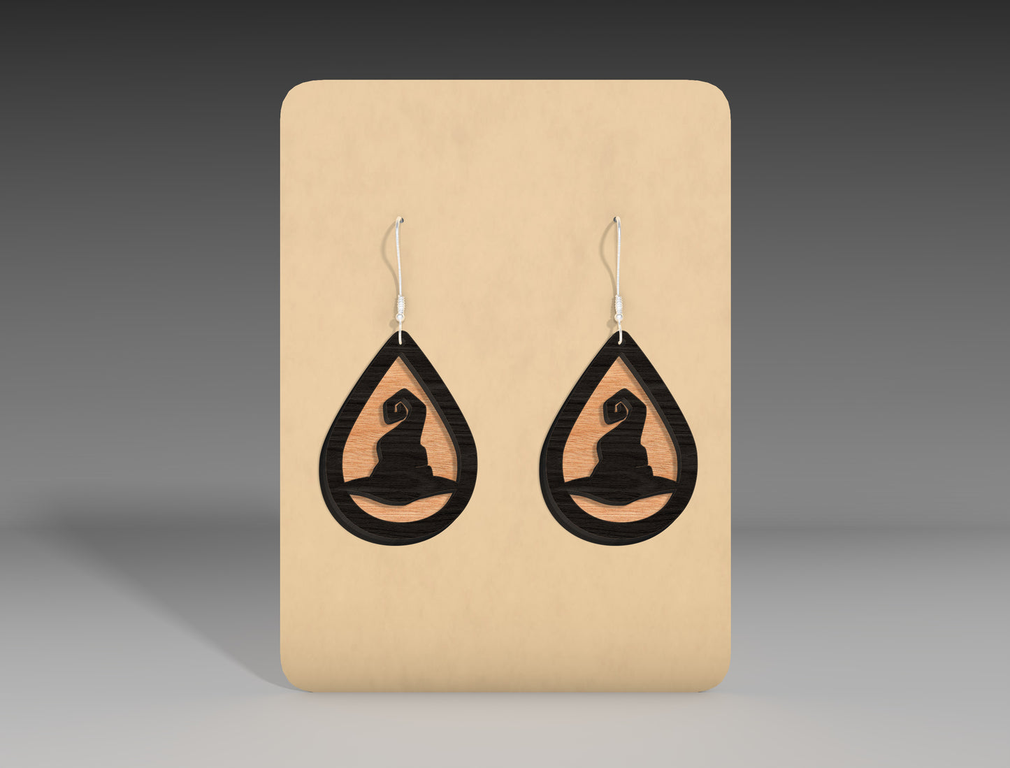 Halloween Teardrop Earrings SVG Bundle 12 Designs for Glowforge xTool LightBurn
