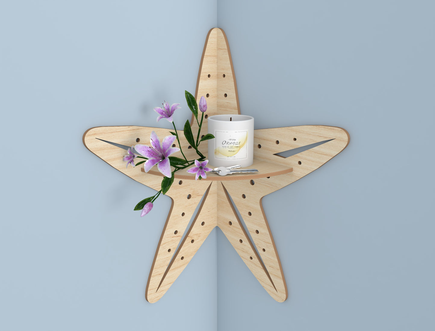 Butterfly Wall Shelf SVG Bundle for Glowforge and xTool