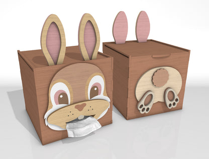 Funny Tissue Box Holder SVG Bundle for Glowforge and LightBurn