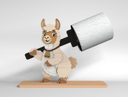 Farm Animal Toilet Paper Holder SVG Bundle for Glowforge and LightBurn