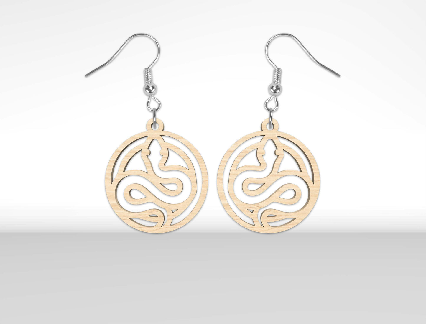 Wooden Animal Earrings SVG Bundle for xTool and Glowforge