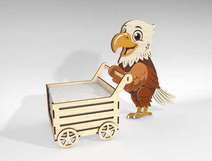 Animal Napkin Holder SVG Bundle for xTool and Glowforge