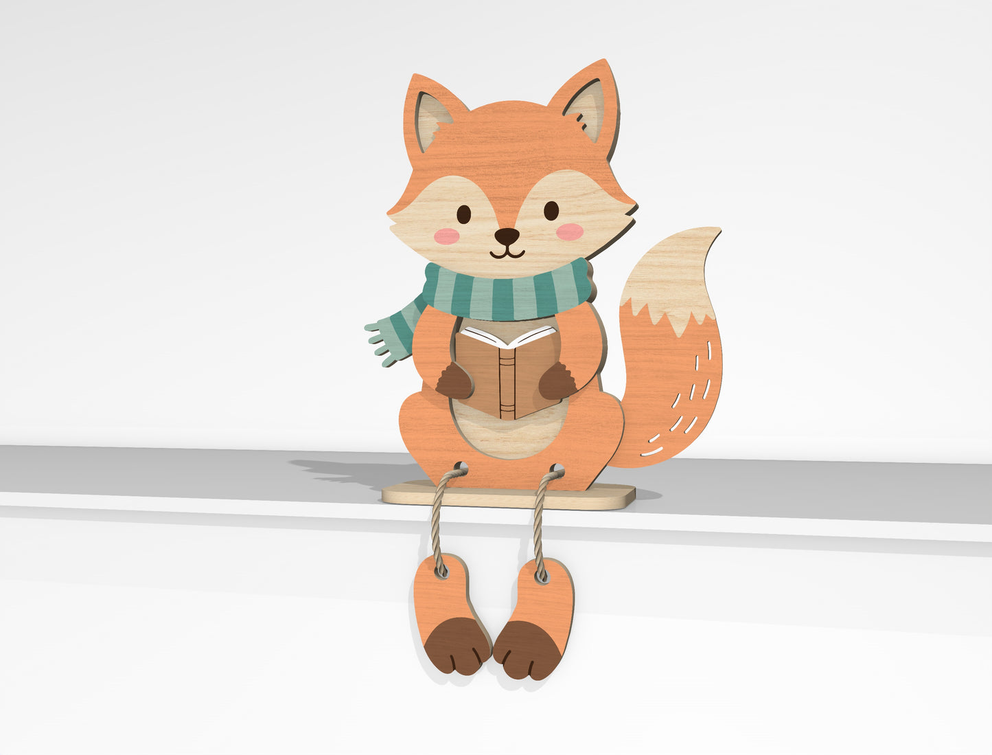 Animal Shelf Sitters SVG Bundle Laser Cut File for xTool and Glowforge