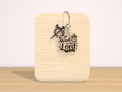 Christian Bible Verse Keychain SVG Inspirational Faith for Glowforge