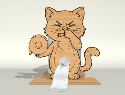 Toilet Paper Holder SVG Bundle for Glowforge and xTool