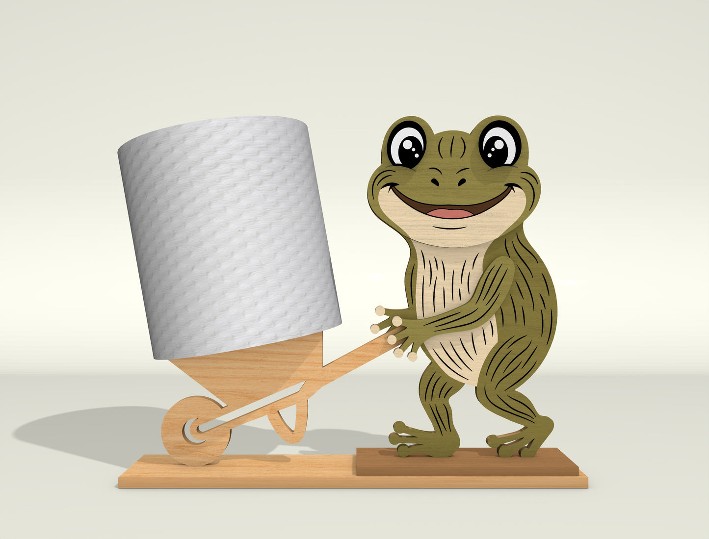 Animal Toilet Holder SVG Bundle for Glowforge, xTool, or LightBurn