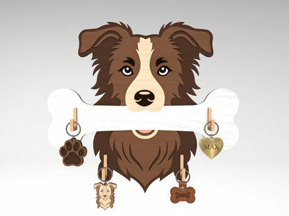 Dog Key Holder SVG Bundle for xTool, Glowforge, or LightBurn