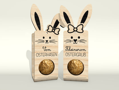 Easter Bunny Chocolate Holder SVG Bundle 25 Designs for Glowforge and xTool