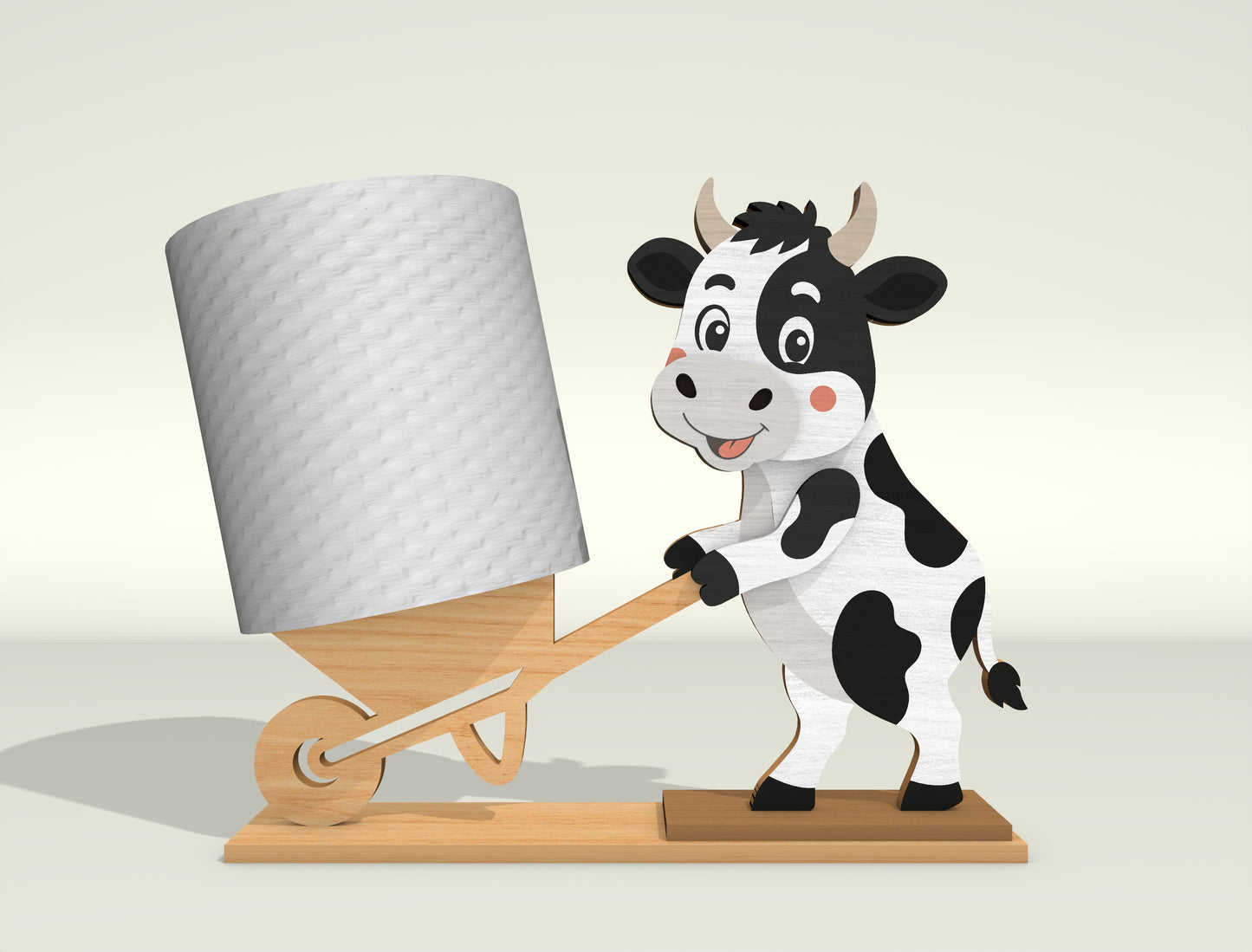 Animal Toilet Holder SVG Bundle for Glowforge, xTool, or LightBurn