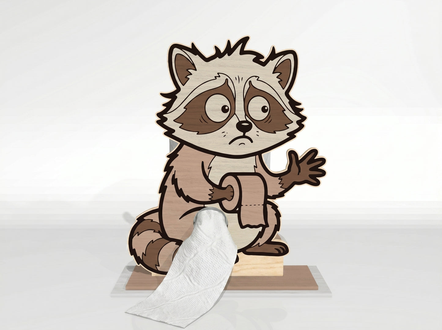 Animal Toilet Paper Holder SVG Bundle for Glowforge and xTool