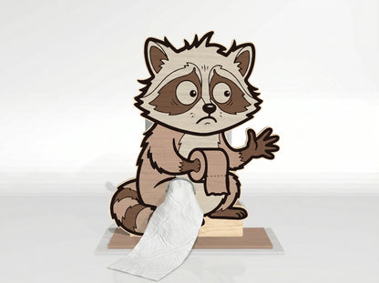 Animal Toilet Paper Holder SVG Bundle for Glowforge and xTool