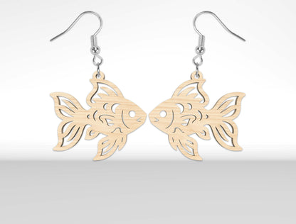 Wooden Animal Earrings SVG Bundle for xTool and Glowforge
