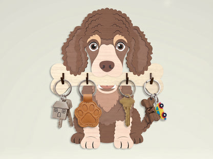 Personalized Dog Key Holder SVG Bundle for Glowforge and LightBurn