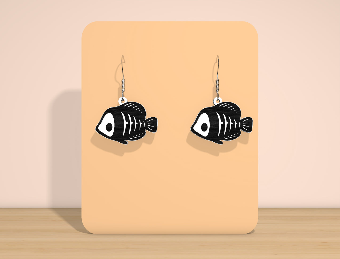 Halloween Ocean Skeleton Earrings SVG Bundle for Glowforge xTool LightBurn
