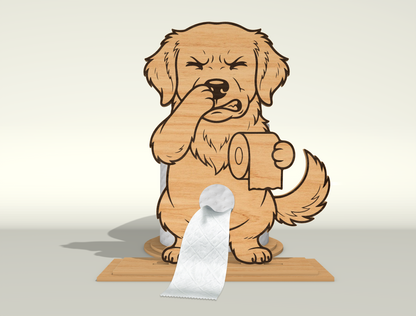 Toilet Paper Holder SVG Bundle for Glowforge and xTool