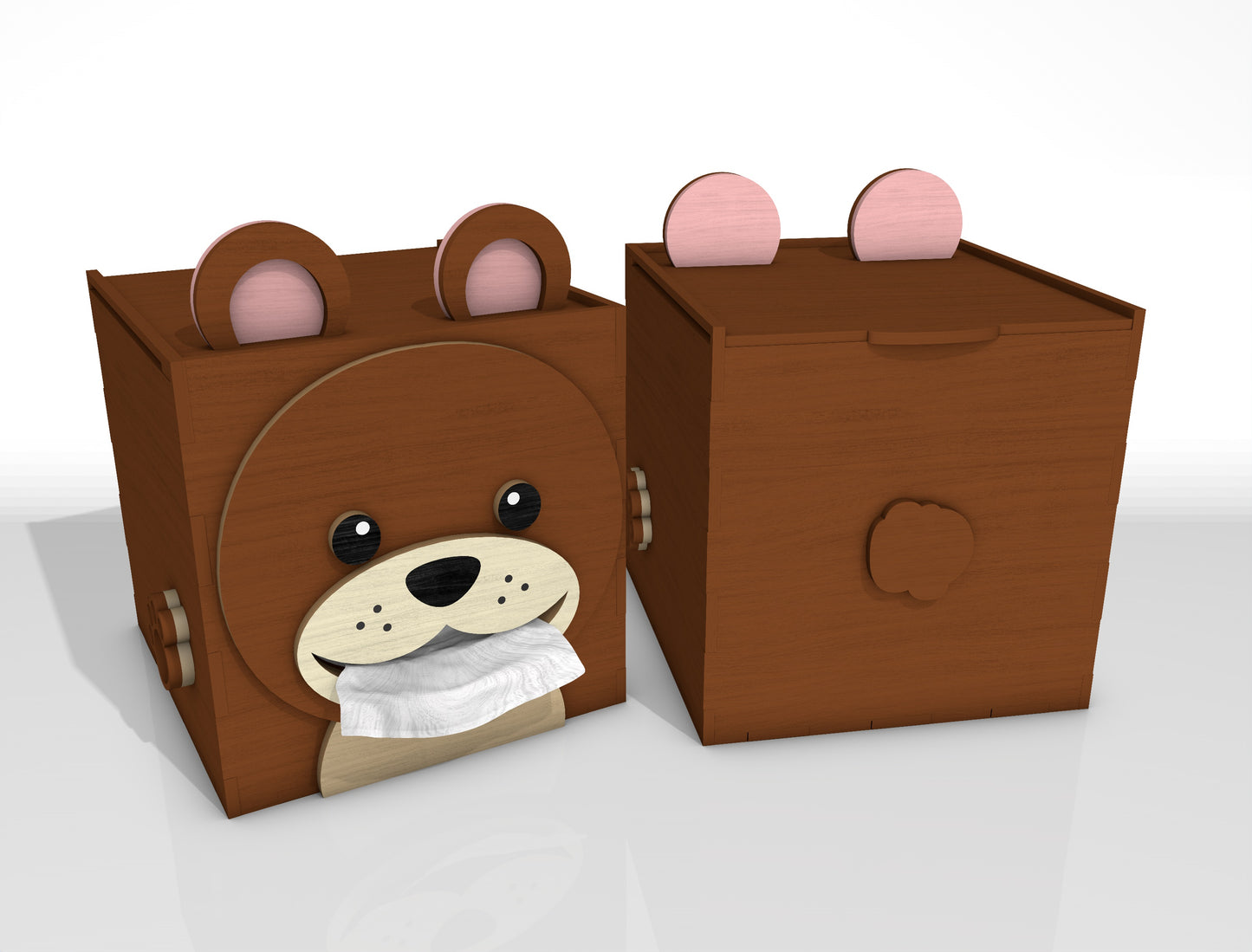 Funny Tissue Box Holder SVG Bundle for Glowforge and LightBurn