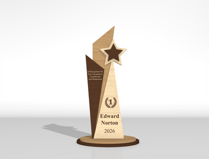 Wooden Award Trophy SVG Bundle 18 Designs for Glowforge xTool LightBurn