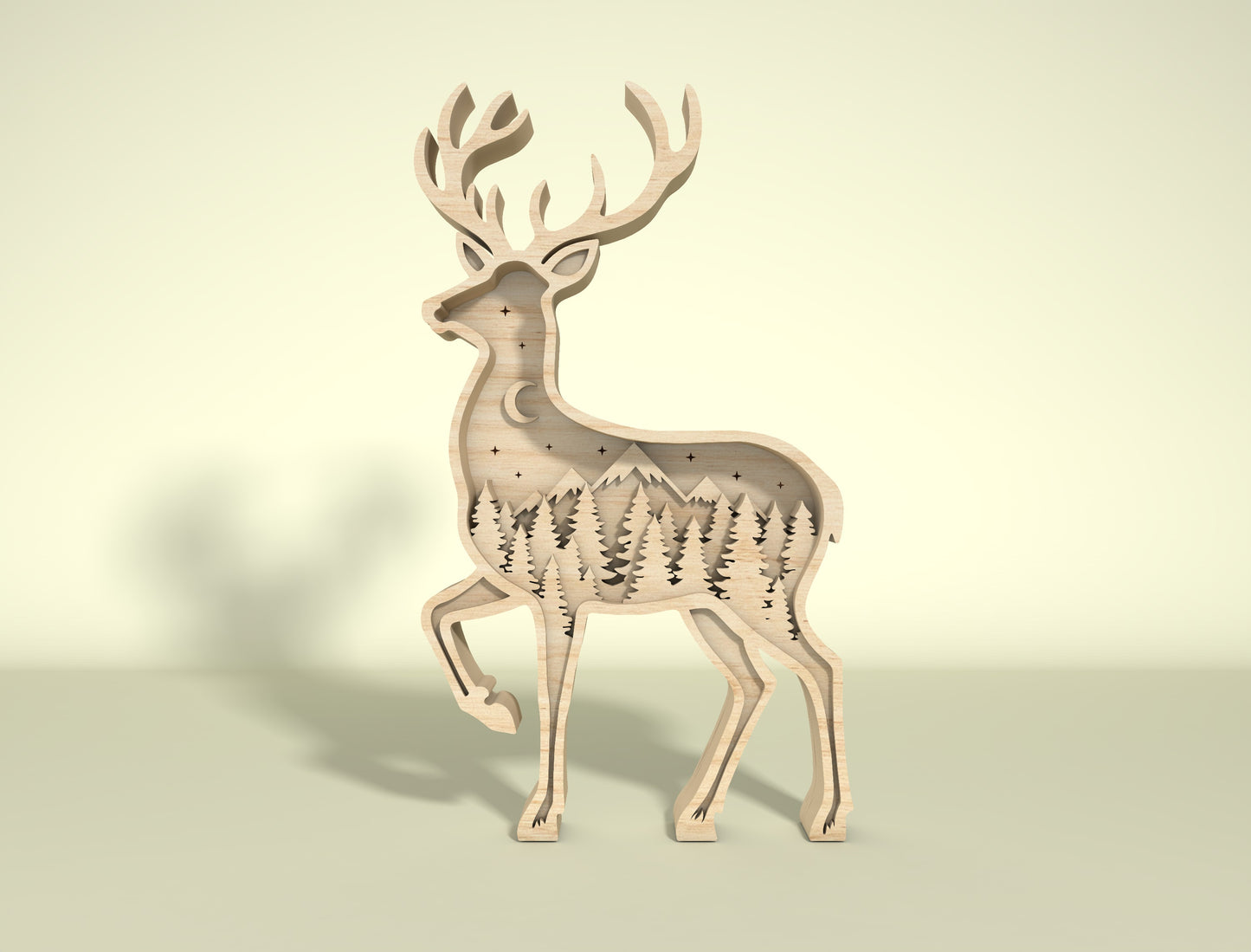 Multilayer Forest Animal SVG Bundle for LightBurn and Glowforge