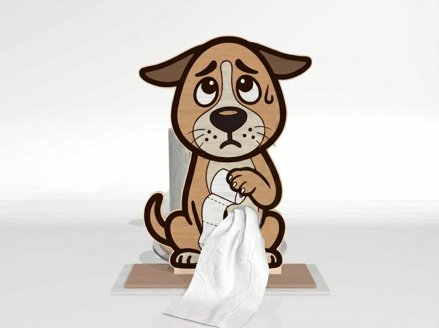 Animal Toilet Paper Holder SVG Bundle for Glowforge and xTool