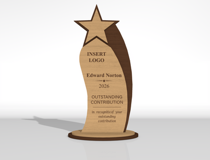 Wooden Award Trophy SVG Bundle 18 Designs for Glowforge xTool LightBurn