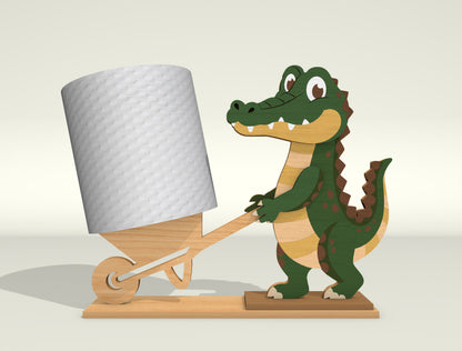 Animal Toilet Holder SVG Bundle for Glowforge, xTool, or LightBurn