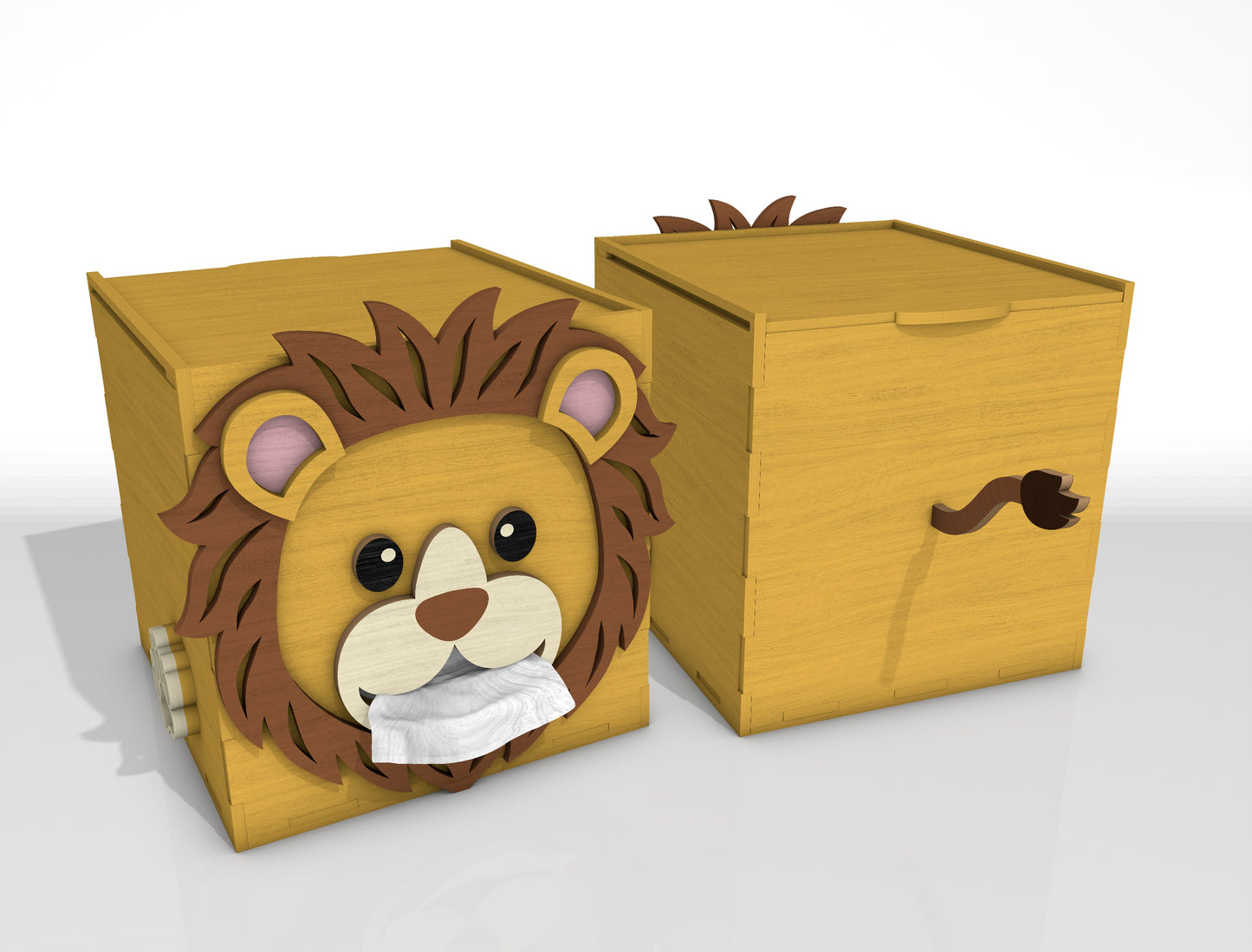Funny Tissue Box Holder SVG Bundle for Glowforge and LightBurn