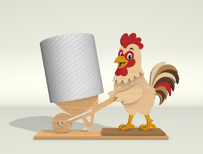 Animal Toilet Holder SVG Bundle for Glowforge, xTool, or LightBurn