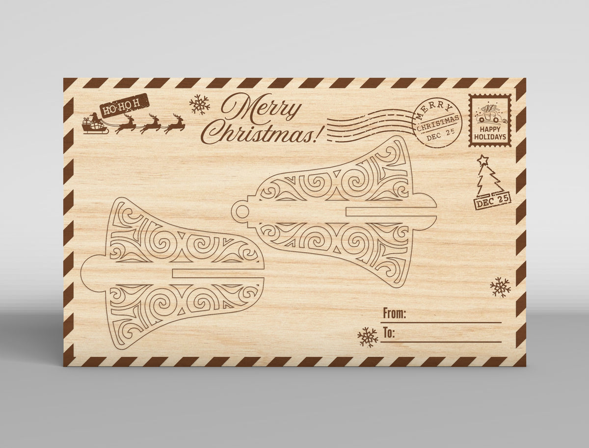 Christmas Gift Card Holder SVG Bundle 16 Laser Cut Designs