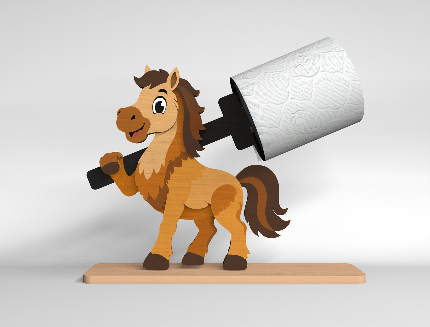 Farm Animal Toilet Paper Holder SVG Bundle for Glowforge and LightBurn