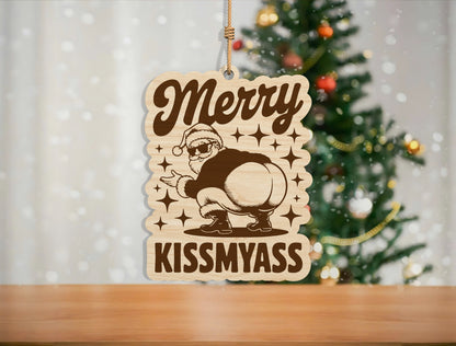 Funny Skeleton Christmas Ornament SVG Bundle Laser Cut Desig 15
