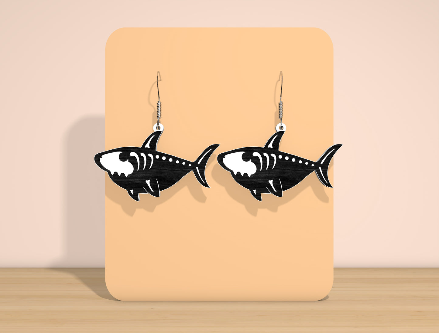 Halloween Ocean Skeleton Earrings SVG Bundle for Glowforge xTool LightBurn