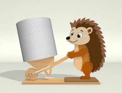 Animal Toilet Holder SVG Bundle for Glowforge, xTool, or LightBurn