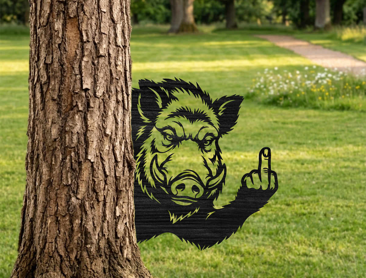 Funny Middle Finger SVG Peeking Animal Bundle