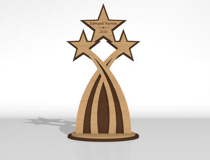 Wooden Award Trophy SVG Bundle 18 Designs for Glowforge xTool LightBurn