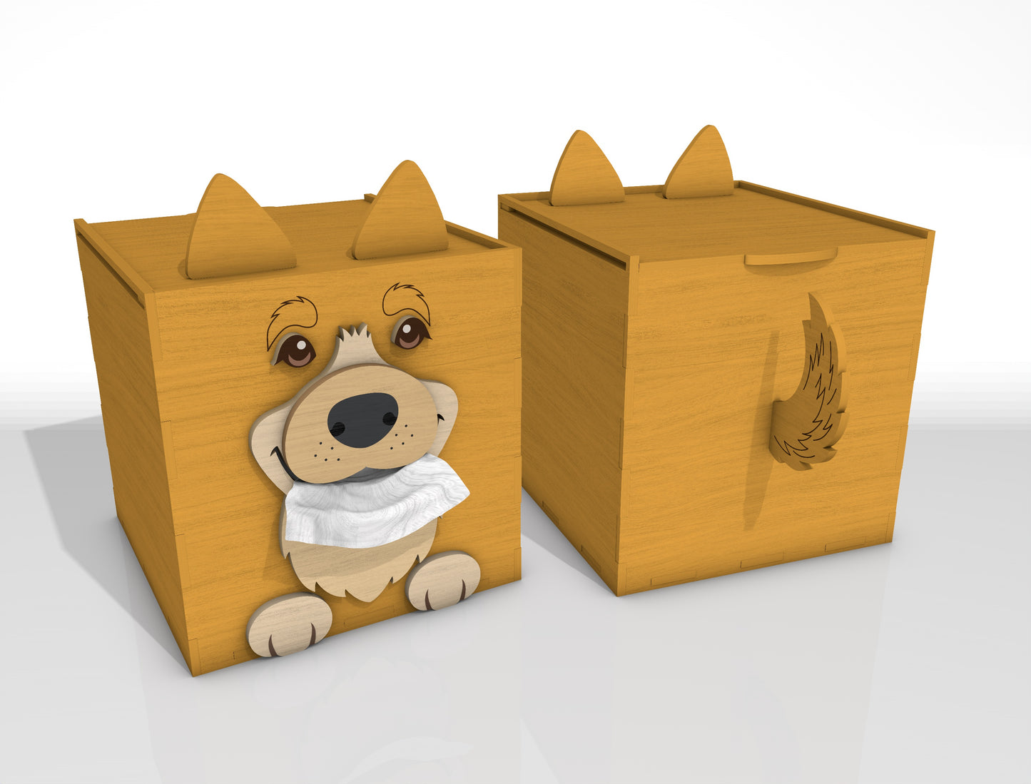 Funny Tissue Box Holder SVG Bundle for Glowforge and LightBurn