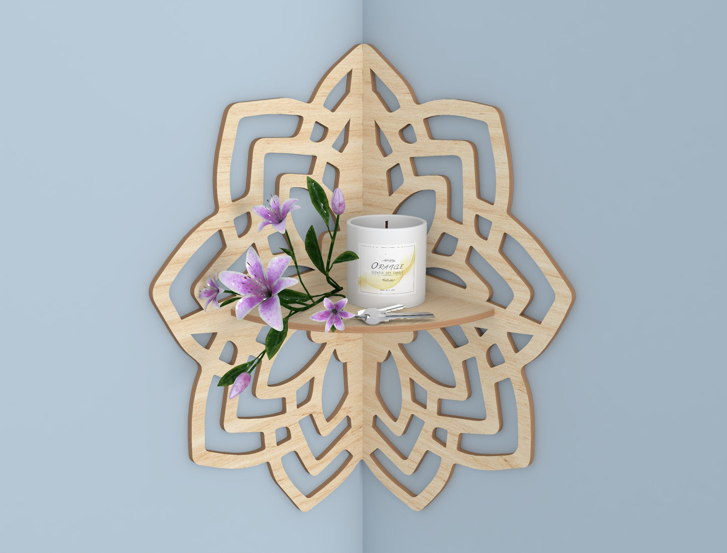 Butterfly Wall Shelf SVG Bundle for Glowforge and xTool
