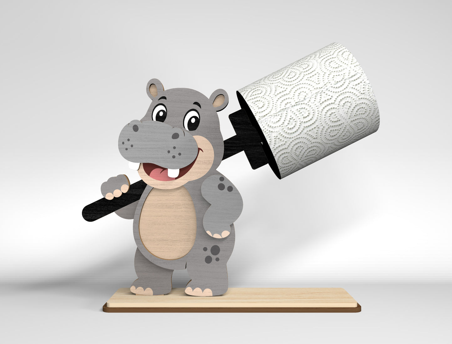 Safari Animal Toilet Roll Holder SVG Bundle for Glowforge and LightBurn