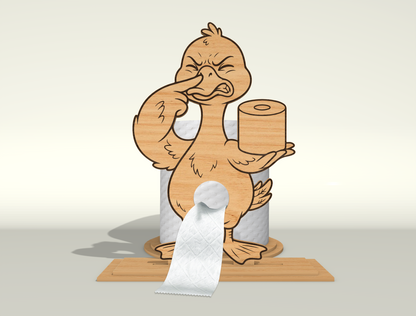 Toilet Paper Holder SVG Bundle for Glowforge and xTool