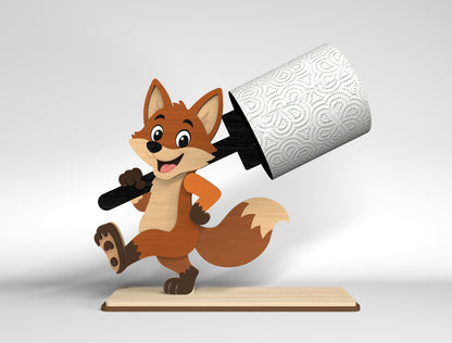 Safari Animal Toilet Roll Holder SVG Bundle for Glowforge and LightBurn