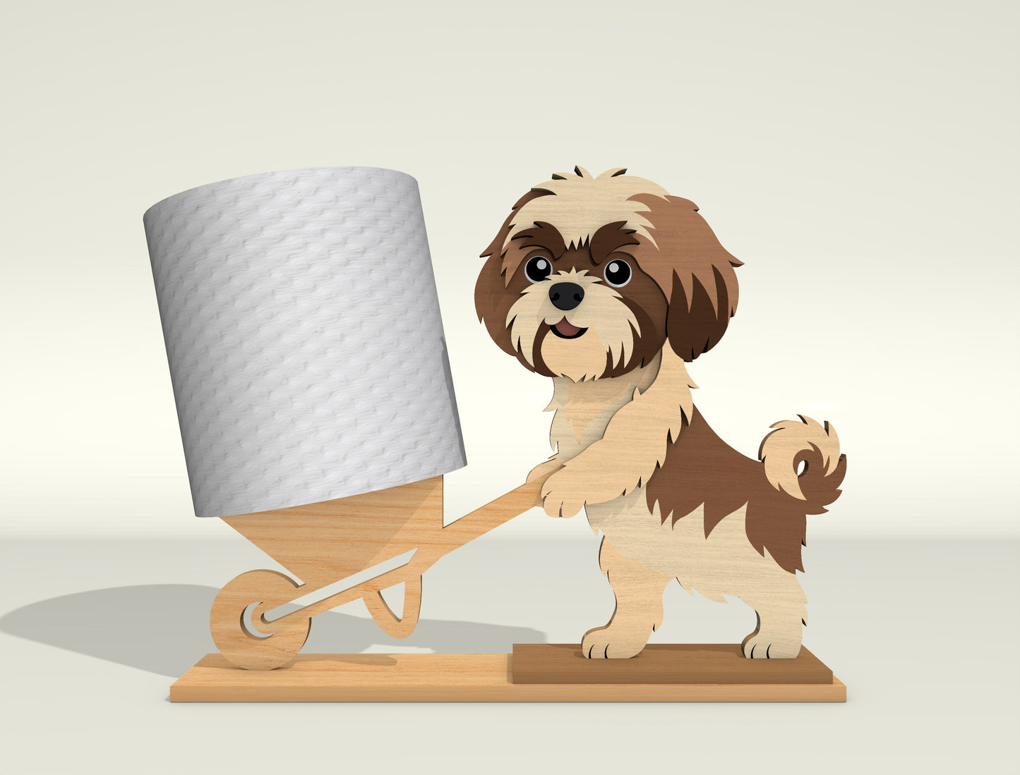 Animal Toilet Holder SVG Bundle for Glowforge, xTool, or LightBurn