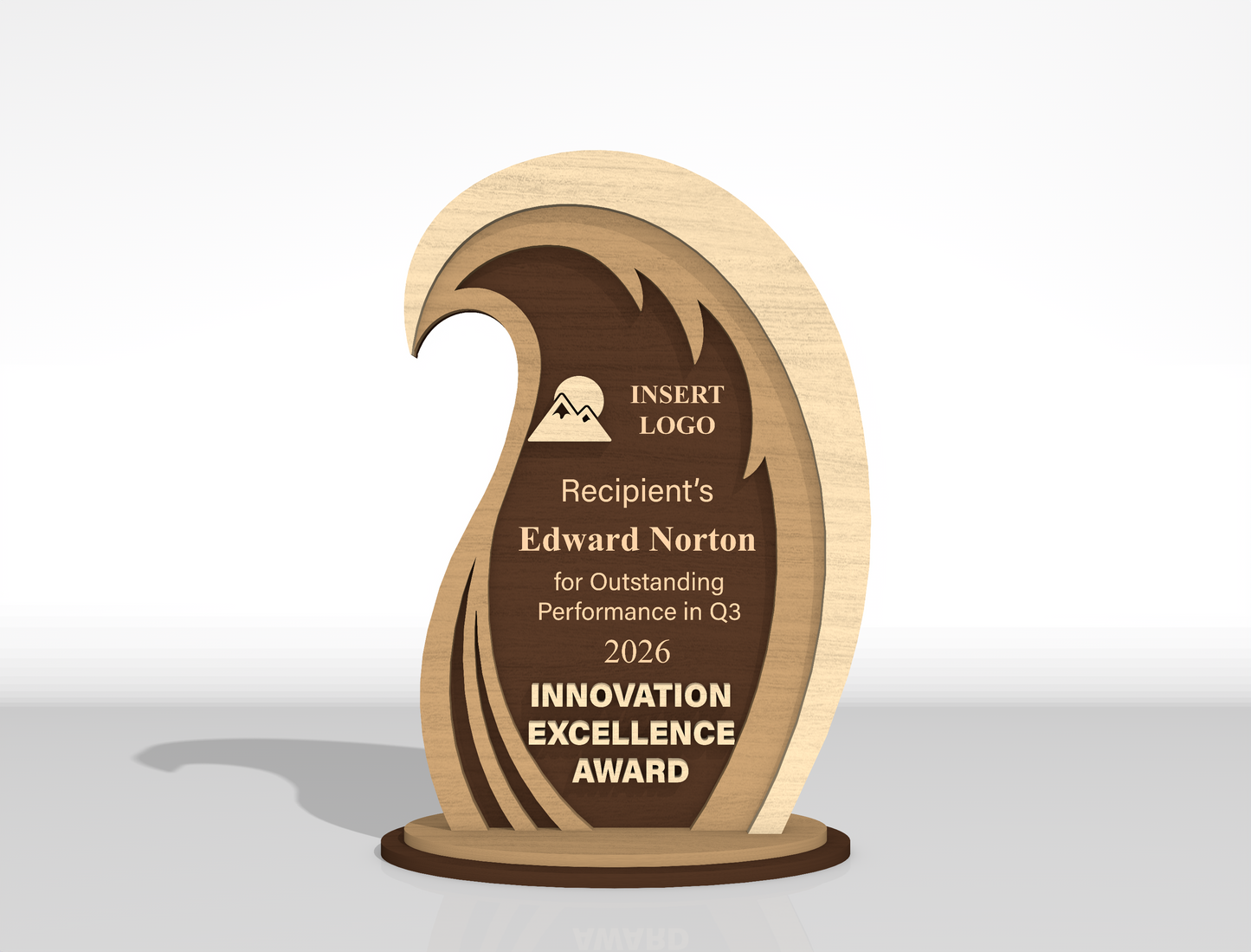 Wooden Award Trophy SVG Bundle 18 Designs for Glowforge xTool LightBurn