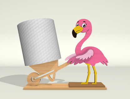 Animal Toilet Holder SVG Bundle for Glowforge, xTool, or LightBurn