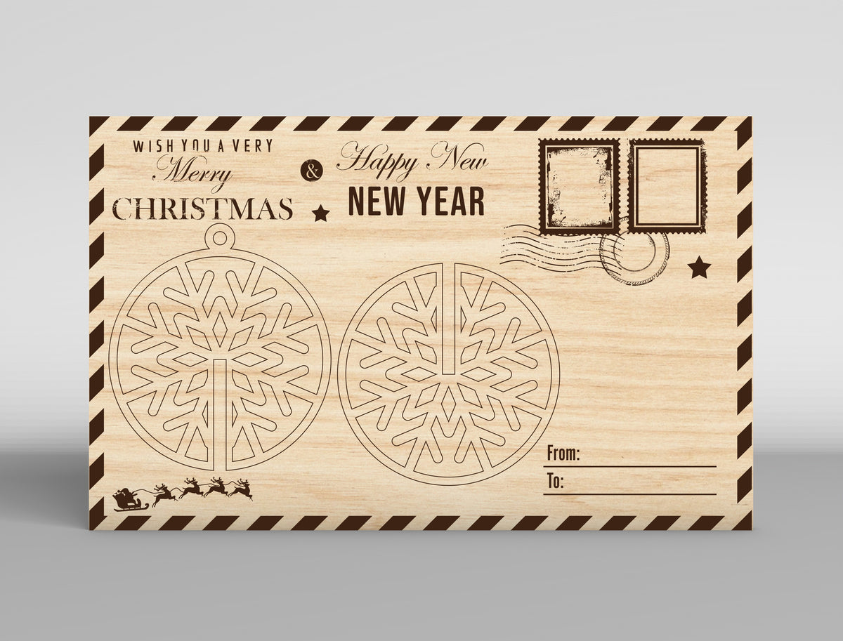 Christmas Gift Card Holder SVG Bundle 16 Laser Cut Designs